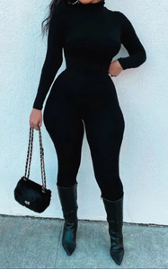 Diane Full Bodysuit Black